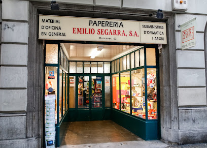 Emilio Segarra S. A. Material y Mobiliario de Oficina en Barcelona. Tienda de material de oficina