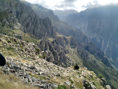 Camino de los Ingenieros en Nuria. Zona de senderismo