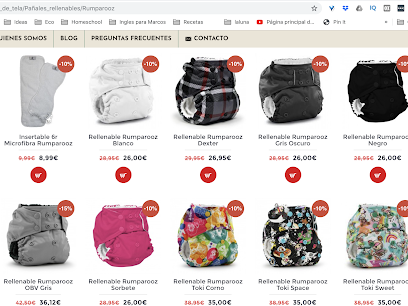Culitos de Tela en El Álamo. Tienda de artículos para bebés