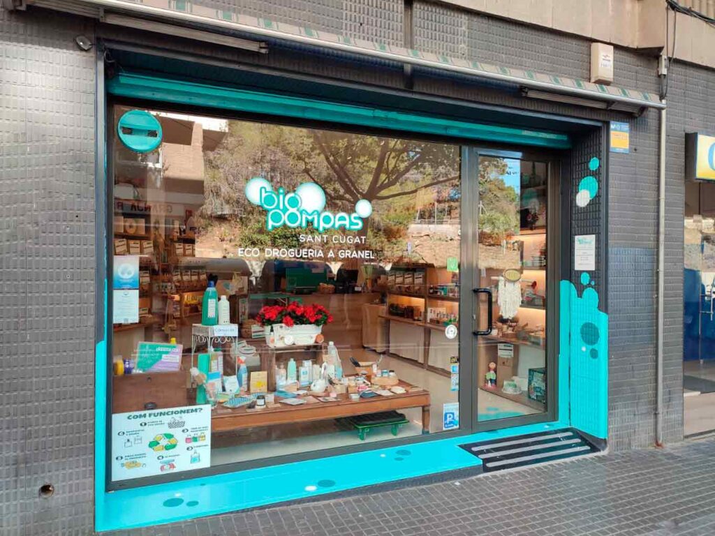 Biopompas Eco Drogueria a granel Tienda de productos ecológicos para el cuidado personal y del hogar, en Sant Cugat del Vallès, Barcelona