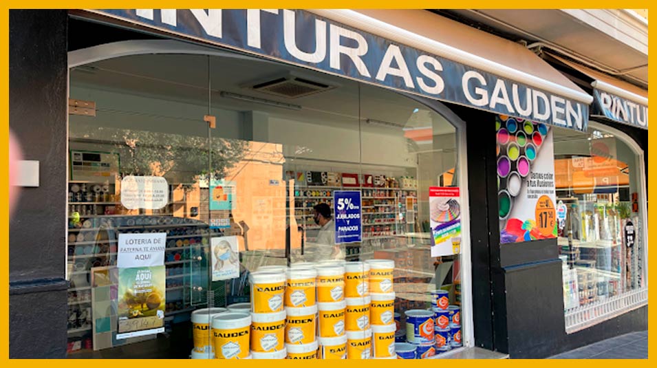 Pinturas gauden en Paterna, Tienda de Pinturas ecologicas