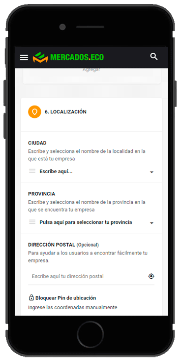 envío y aprobación de perfiles ecológico sostenible de empresas en España