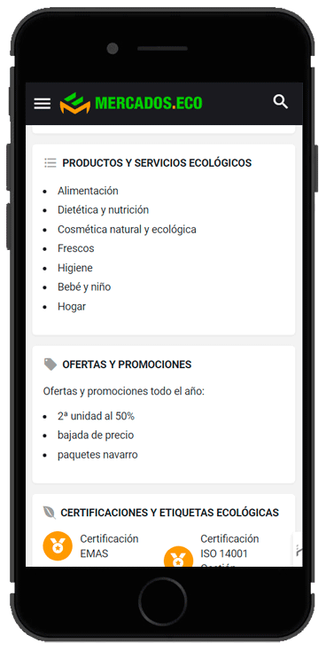 Mantén a los clientes atentos con tu información ecológica a través de mensajes directos, publicaciones, ofertas, promos, etc.