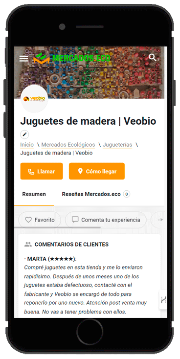 Resalta y enfatiza la información ecológica y sostenible que hace especial a tu empresa