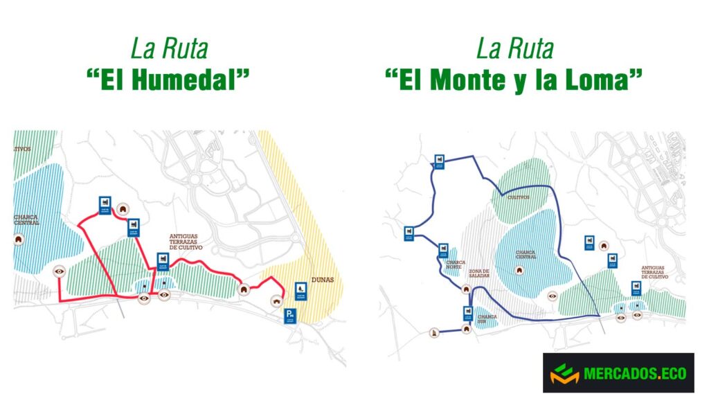 rutas clot de galvany, mapas
