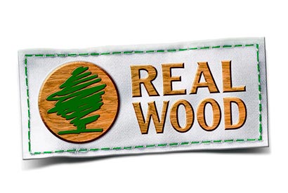 Logo de Real Wood, certificación para madera sostenible en empresas de España
