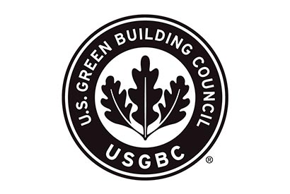 Logo de USGBC LEED, certificación en construcción medioambiental para empresas en España
