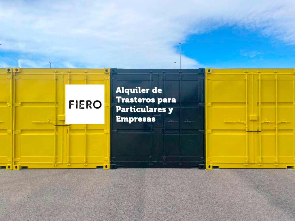 Alquiler de trasteros sostenibles en España - FIERO. Servicio de alquiler de almacenamiento trasteros en Masanasa Valencia España