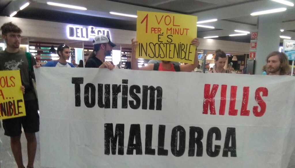 Barcelona y Mallorca lideran el hartazgo vecinal. Turismo mata mallorca