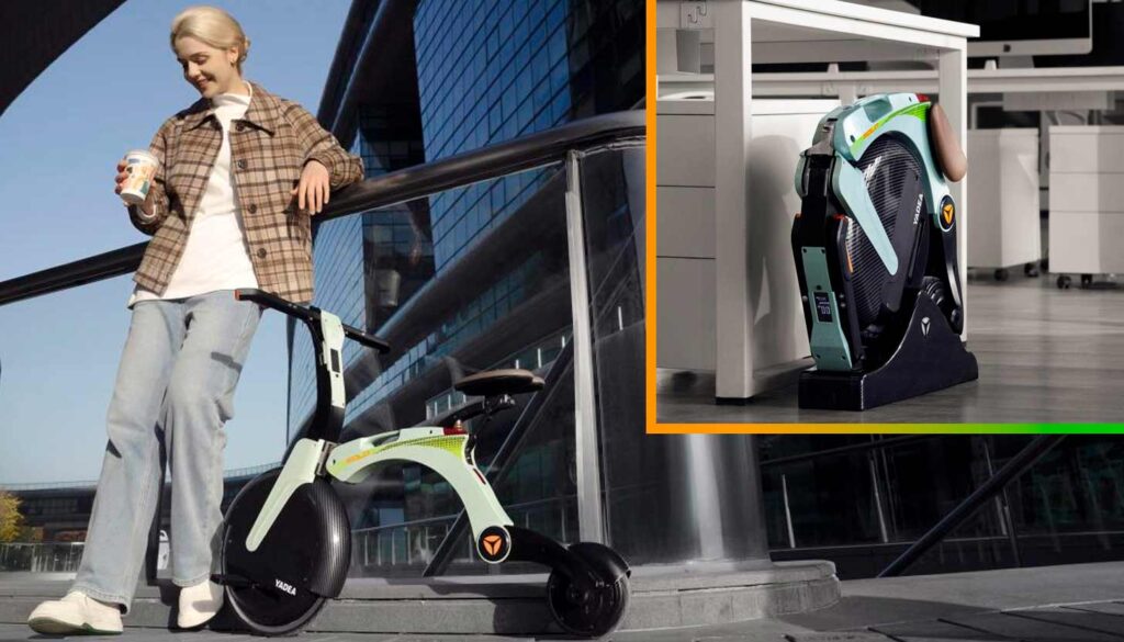 La bicicleta eléctrica plegable de YADEA que está dejando a las tradicionales en el museo urbano