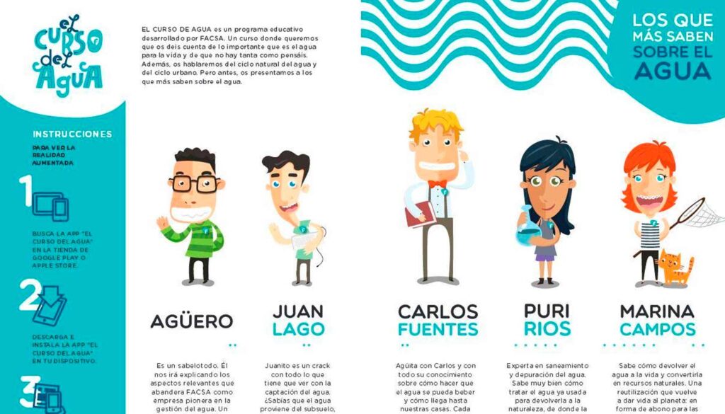 Facsa impulsa la educación ambiental con proyectos que han llegado a 4.616 escolares en varias comunidades. El Curso del Agua y la realidad virtual protagonizan la apuesta educativa de Facsa por la cultura hídrica.